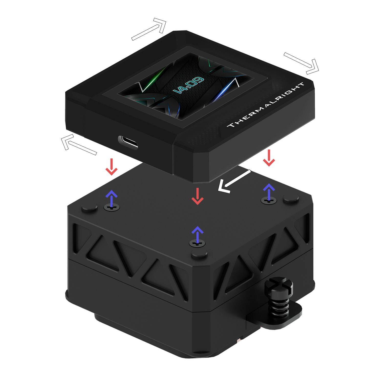 Tản nhiệt AIO THERMALRIGHT FROZEN WARFRAME 360 SE Đen/Black 12