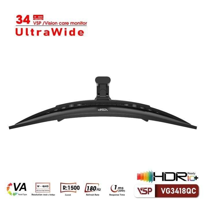 Màn hình cong VSP VG3418QC 34' UWDHD VA 180Hz 1Ms chuyên game 4