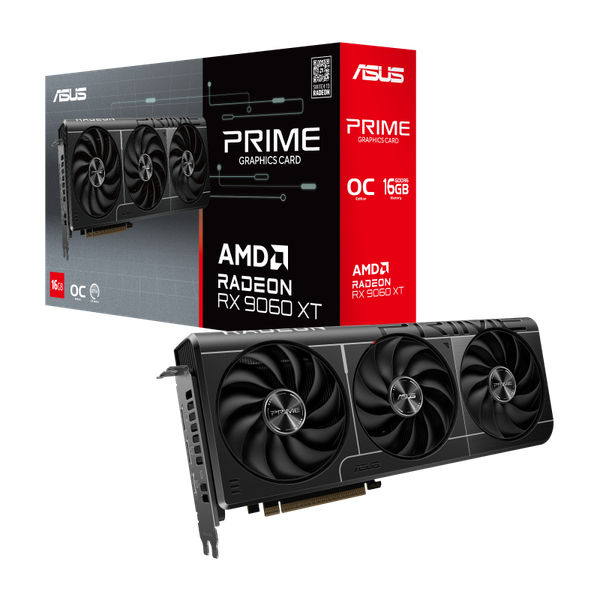 Card màn hình ASUS Prime Radeon™ RX 9060 XT OC Edition 16GB GDDR6 8