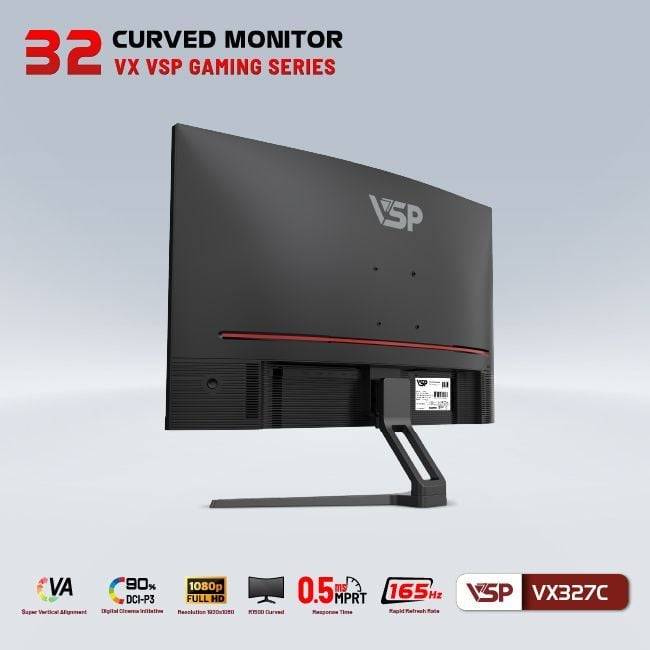 Màn hình Gaming VSP VX327C | 31.5 inch, Full HD, VA, 165Hz, 0.5ms, cong 2