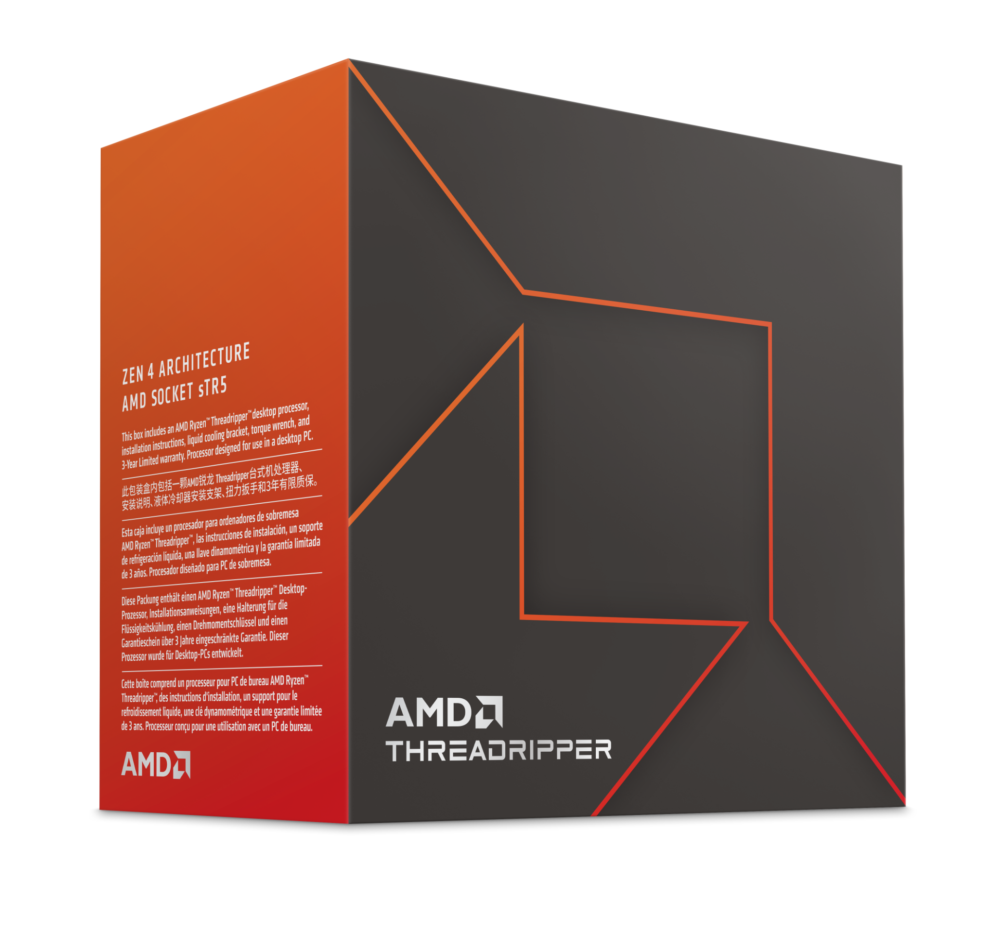 CPU AMD Ryzen Threadripper 7980X Chính hãng | Up to 5.1 GHz / 3.2GHz, 64 Cores 128 Threads, sTR5 2