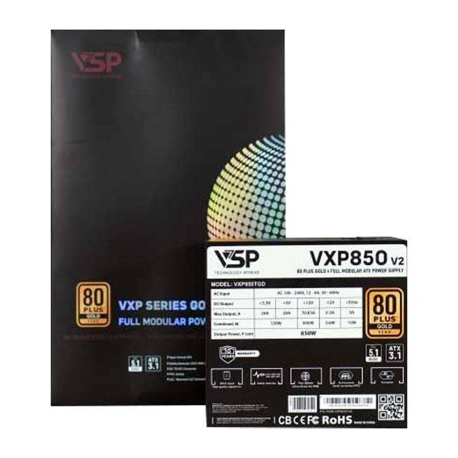 Nguồn VSP VXP 850W TGD V2 Gold Full Range