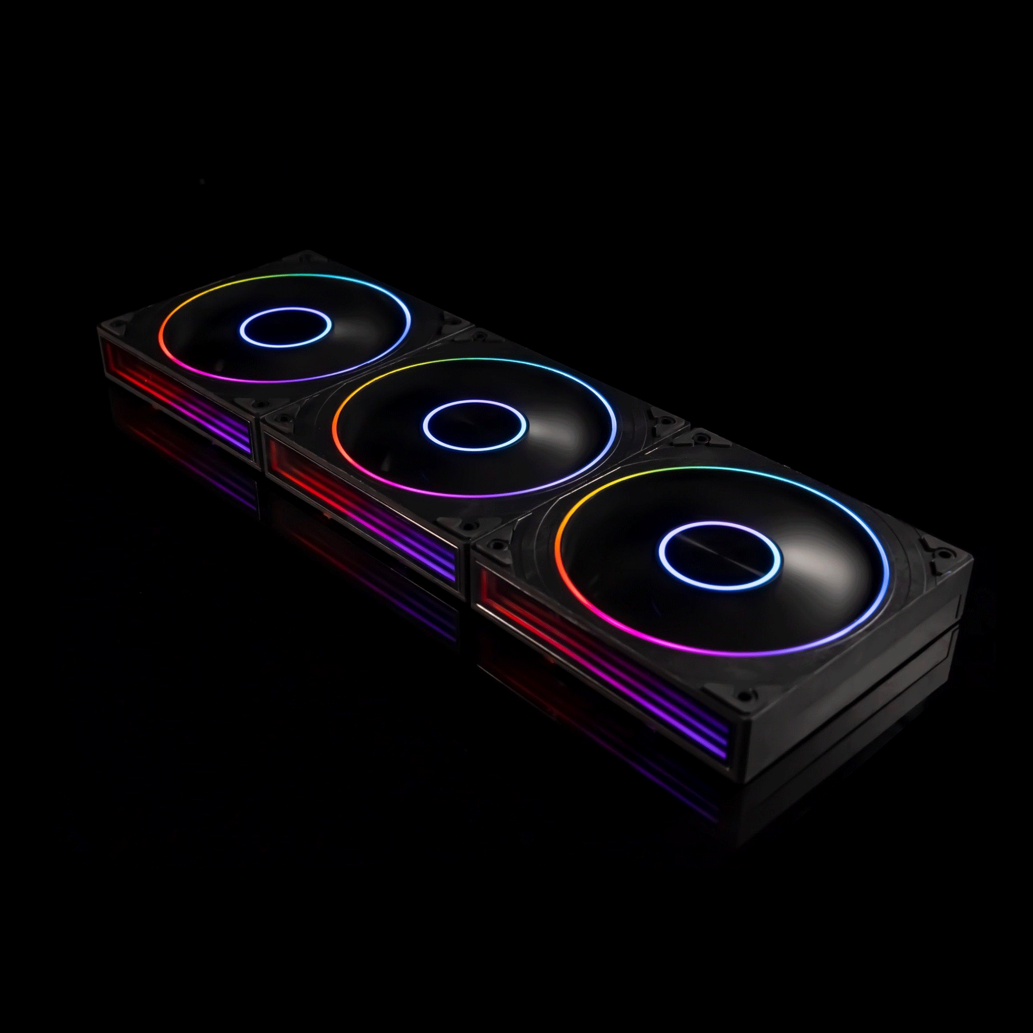 Fan case Leopard TransWarp ARGB - Black | Gió thuận, fan lẻ 3