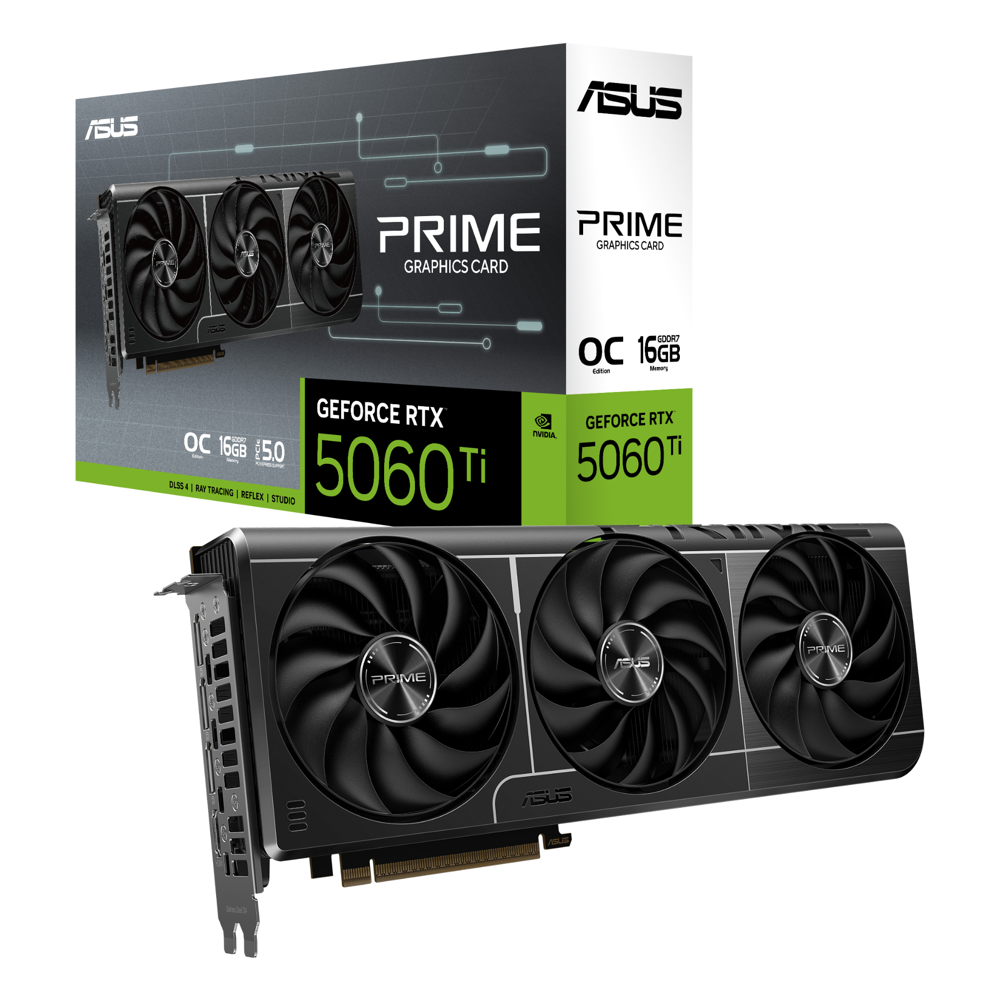 Card màn hình ASUS PRIME GeForce RTX™ 5060 Ti 16GB GDDR7 OC Edition 6
