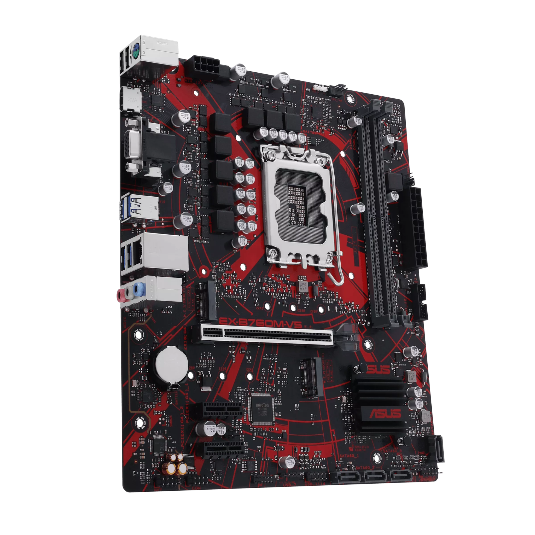 Mainboard ASUS EX-B760M-V5 | Intel B760, Socket 1700, mATX, 2 khe DDR5 6
