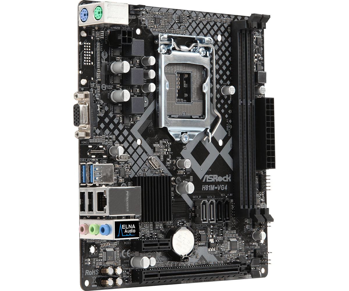 Mainboard ASRock H81M-VG4 R4.0 5