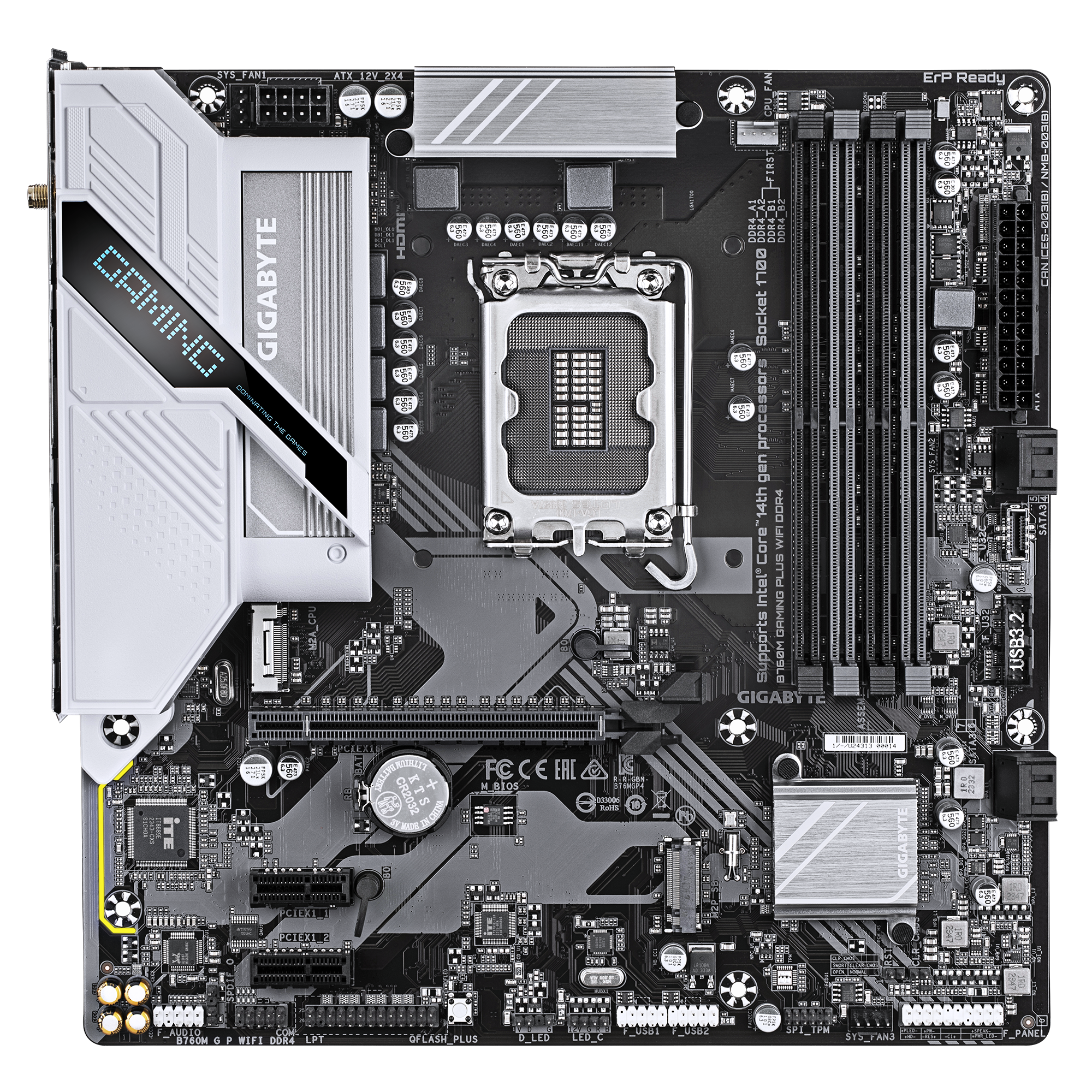 Mainboard Gigabyte B760M Gaming Plus Wifi DDR4 2