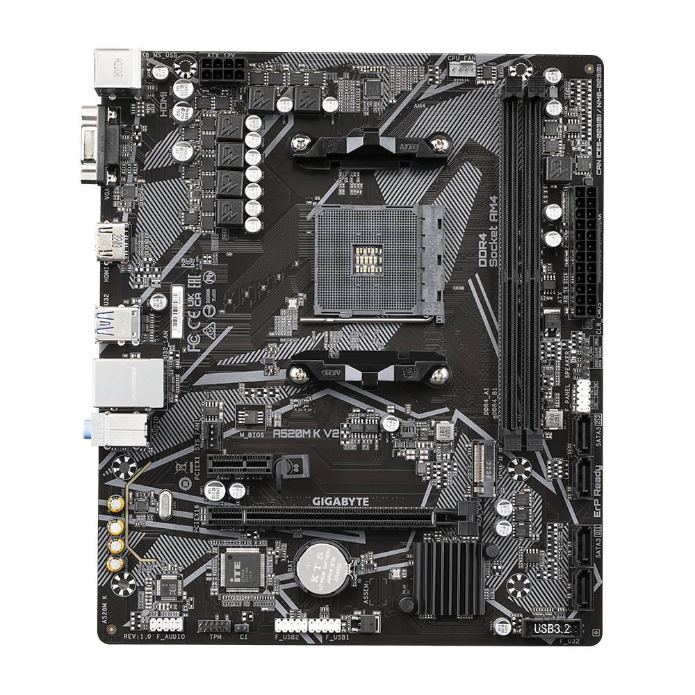 Mainboard Gigabyte A520M K V2 (rev. 1.1) 2