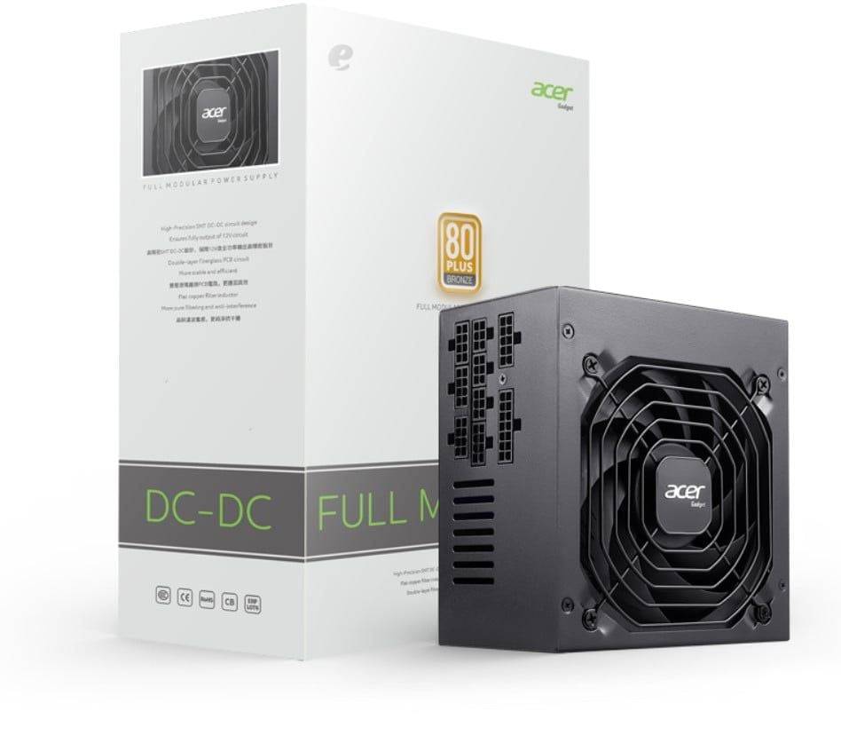 Nguồn Acer AC650 650W | 80 Plus Bronze, Full Range, Full Modular