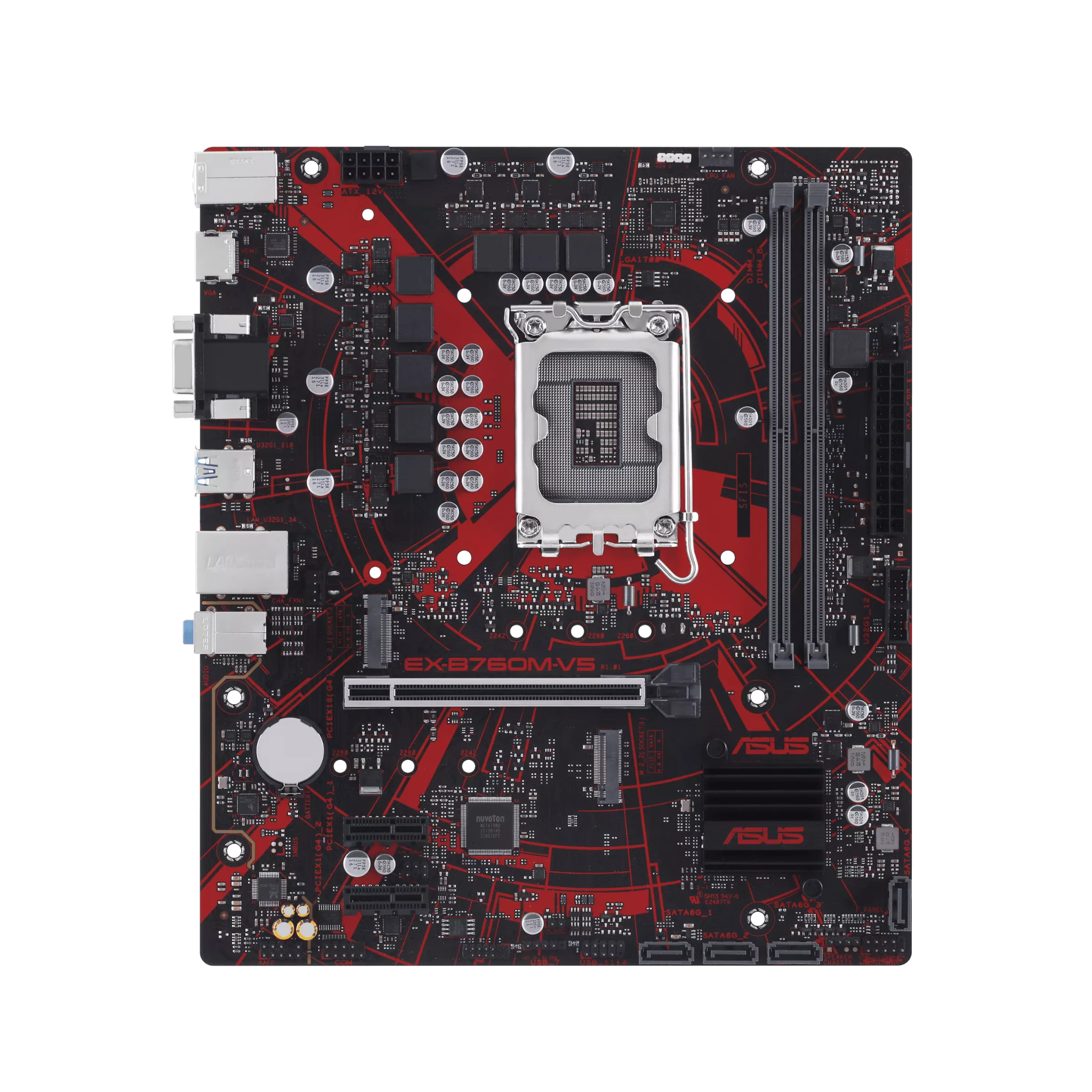 Mainboard ASUS EX-B760M-V5 | Intel B760, Socket 1700, mATX, 2 khe DDR5 7
