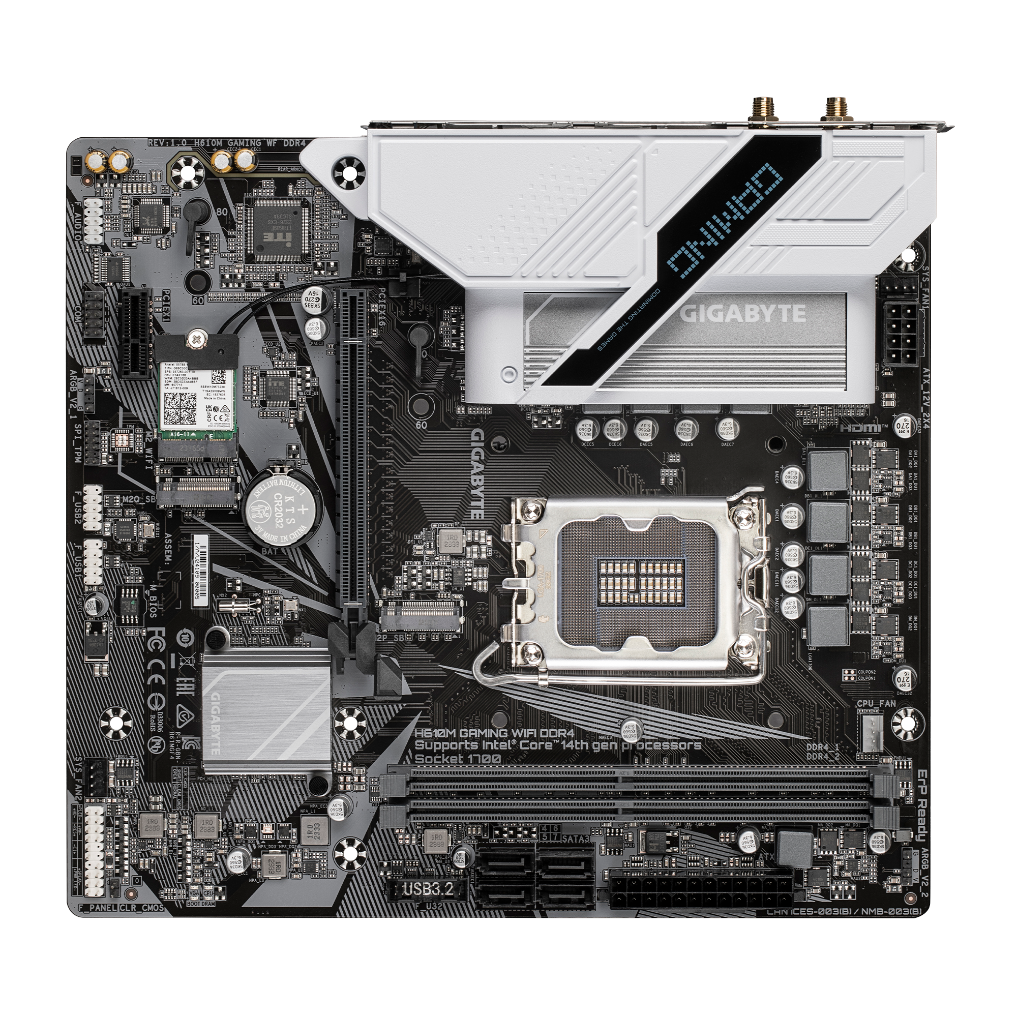 Mainboard Gigabyte H610M Gaming Wifi DDR4 4