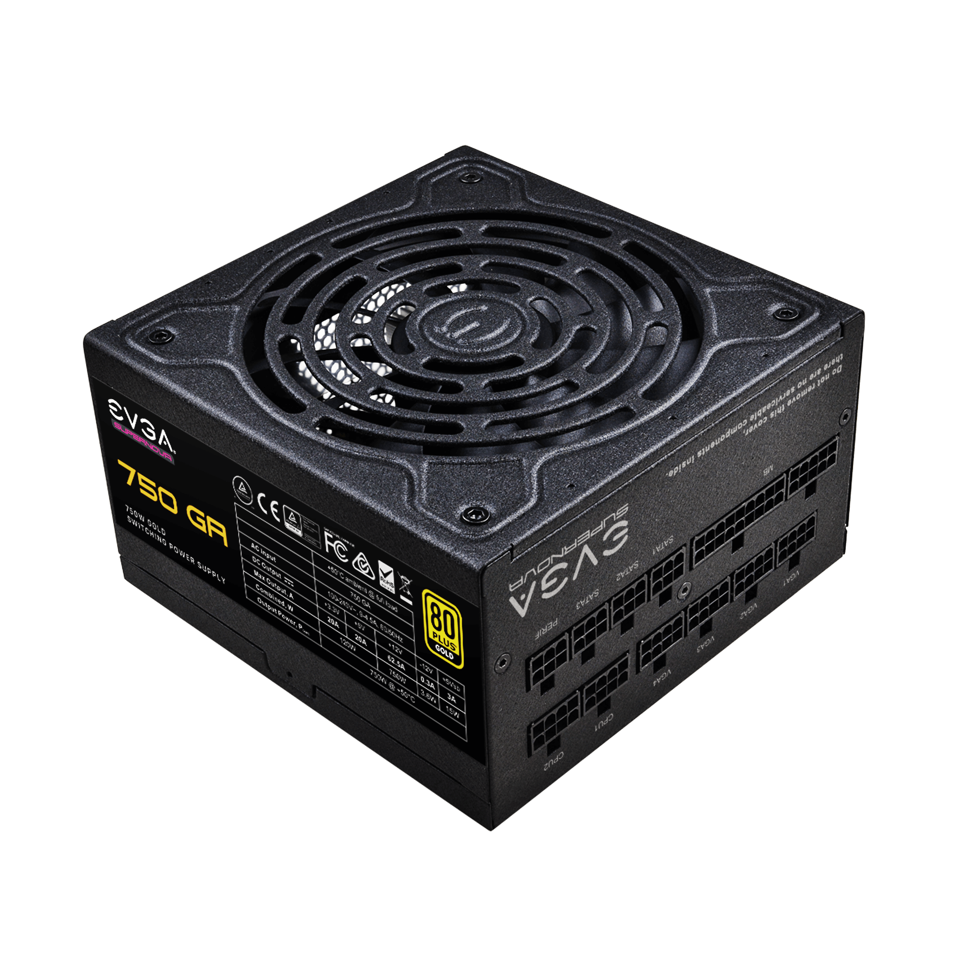 Nguồn EVGA SuperNova 750W GA | 80 Plus Gold, Full Modular 4