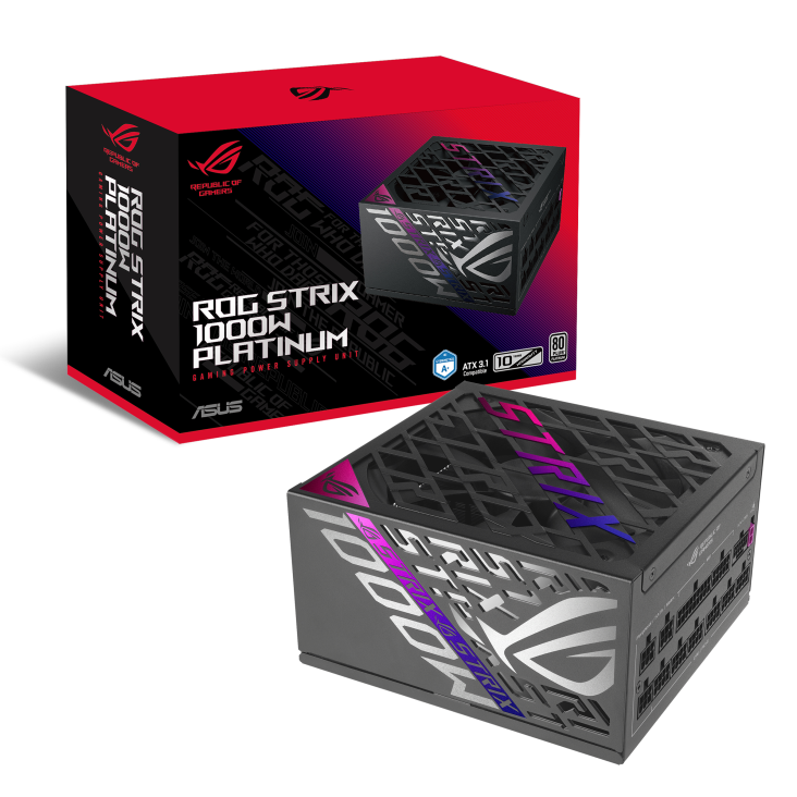 Nguồn ASUS ROG Strix 1000W Platinum - Đen 7