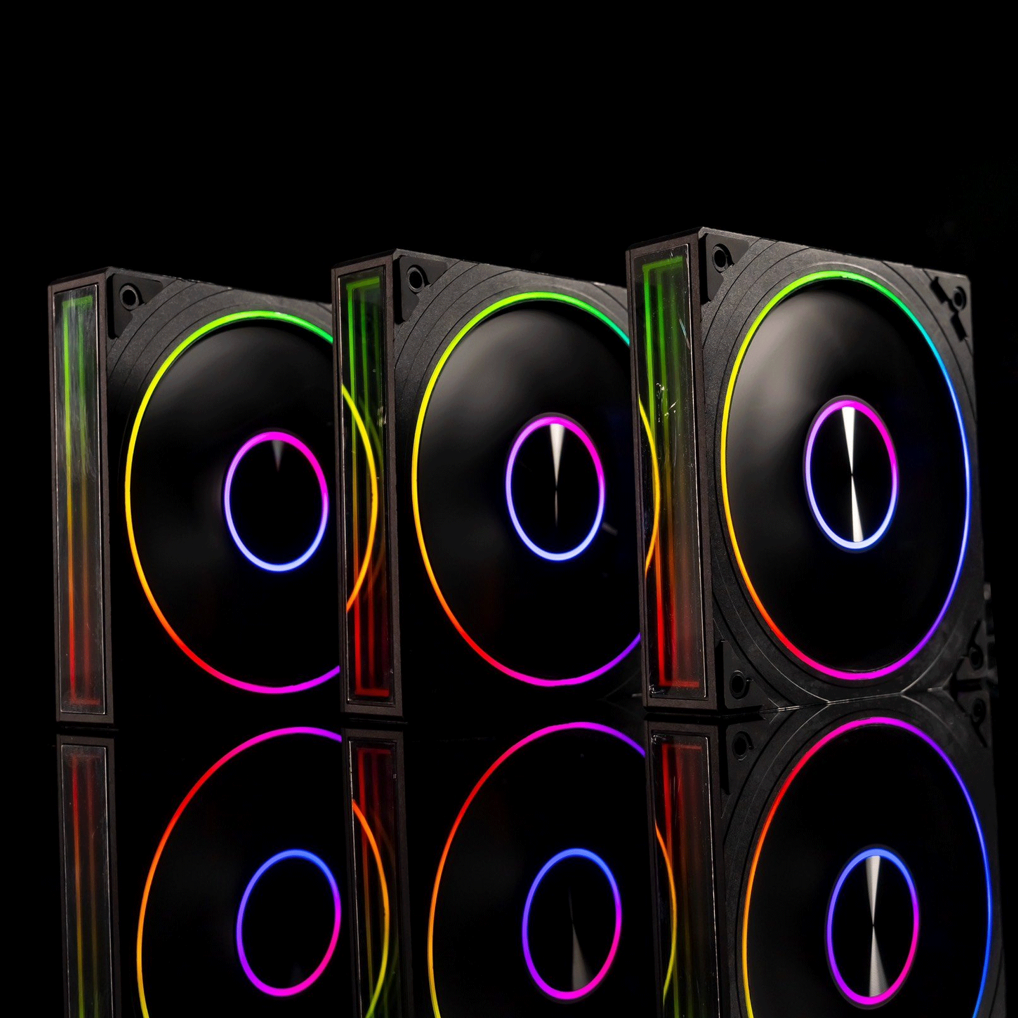 Fan case Leopard TransWarp ARGB - Black | Gió thuận, fan lẻ 4