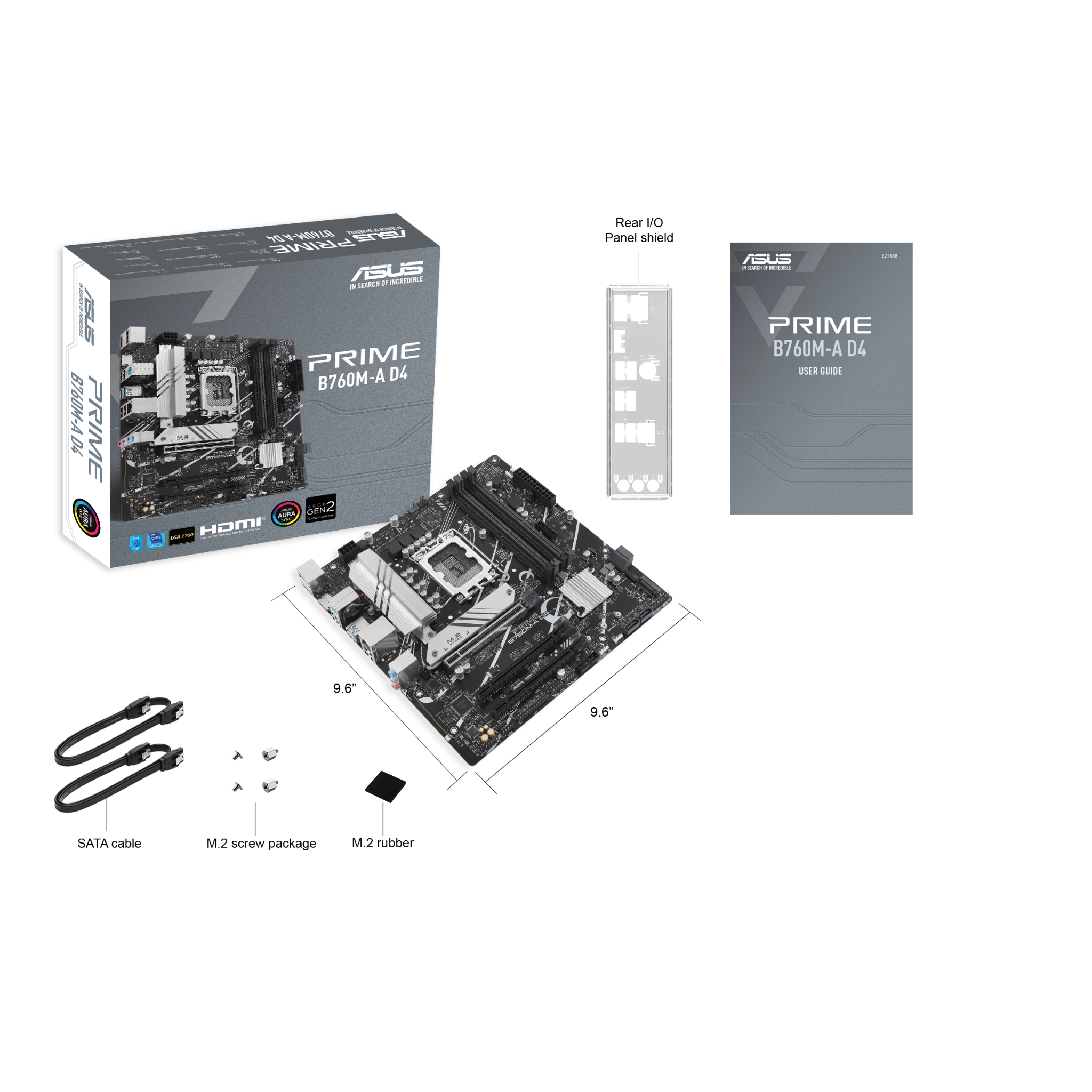 Mainboard ASUS Prime B760M-A D4-CSM DDR4 3