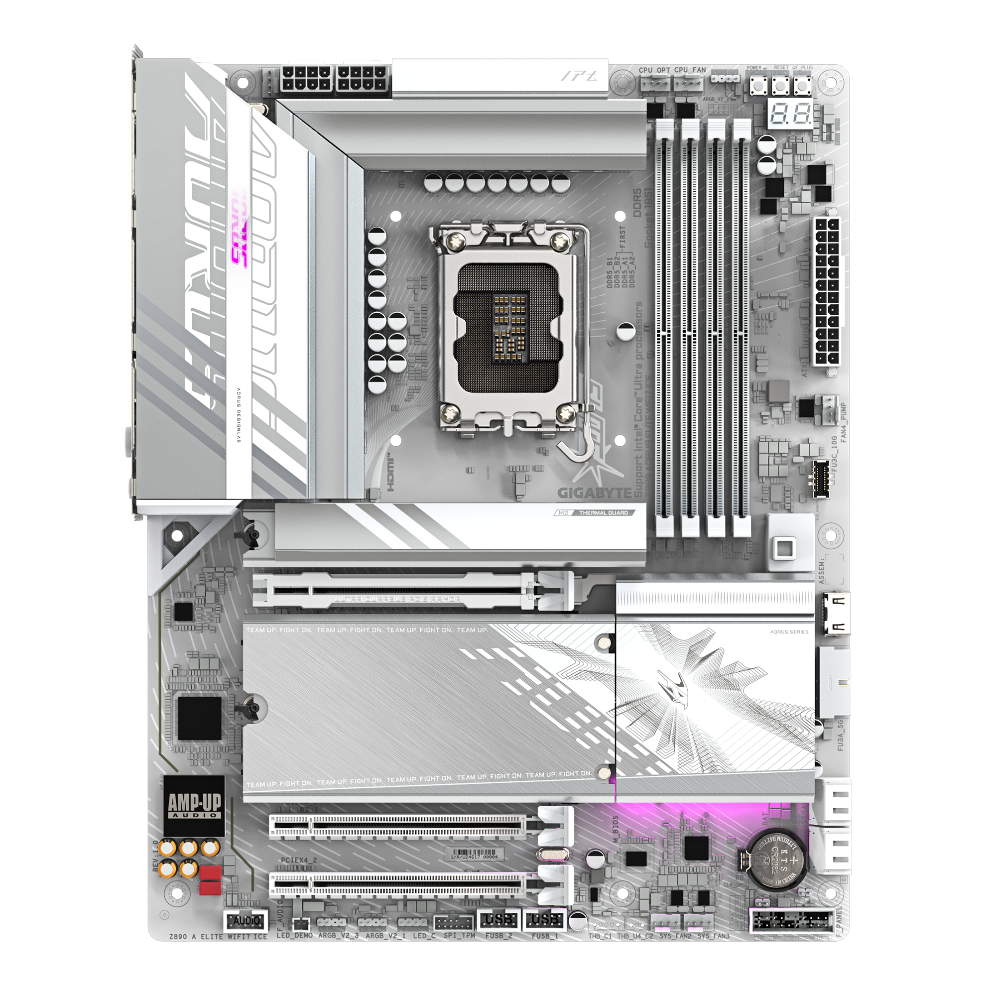 Mainboard Gigabyte Z890 AORUS ELITE WIFI7 ICE - White 5