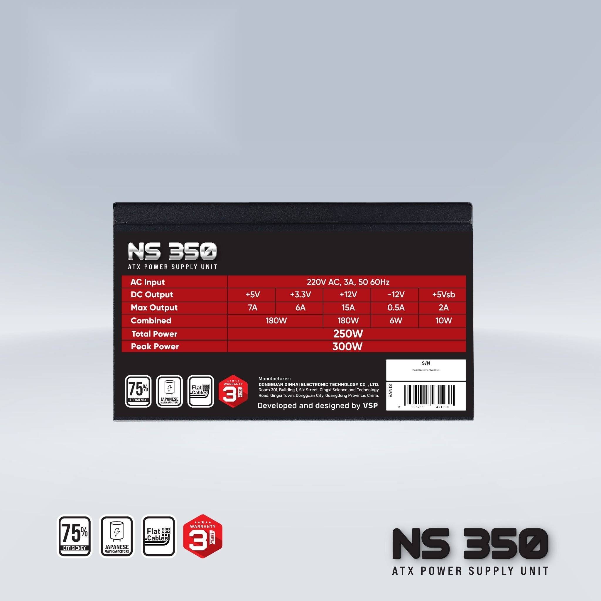 Nguồn VSP NS350 300W 3