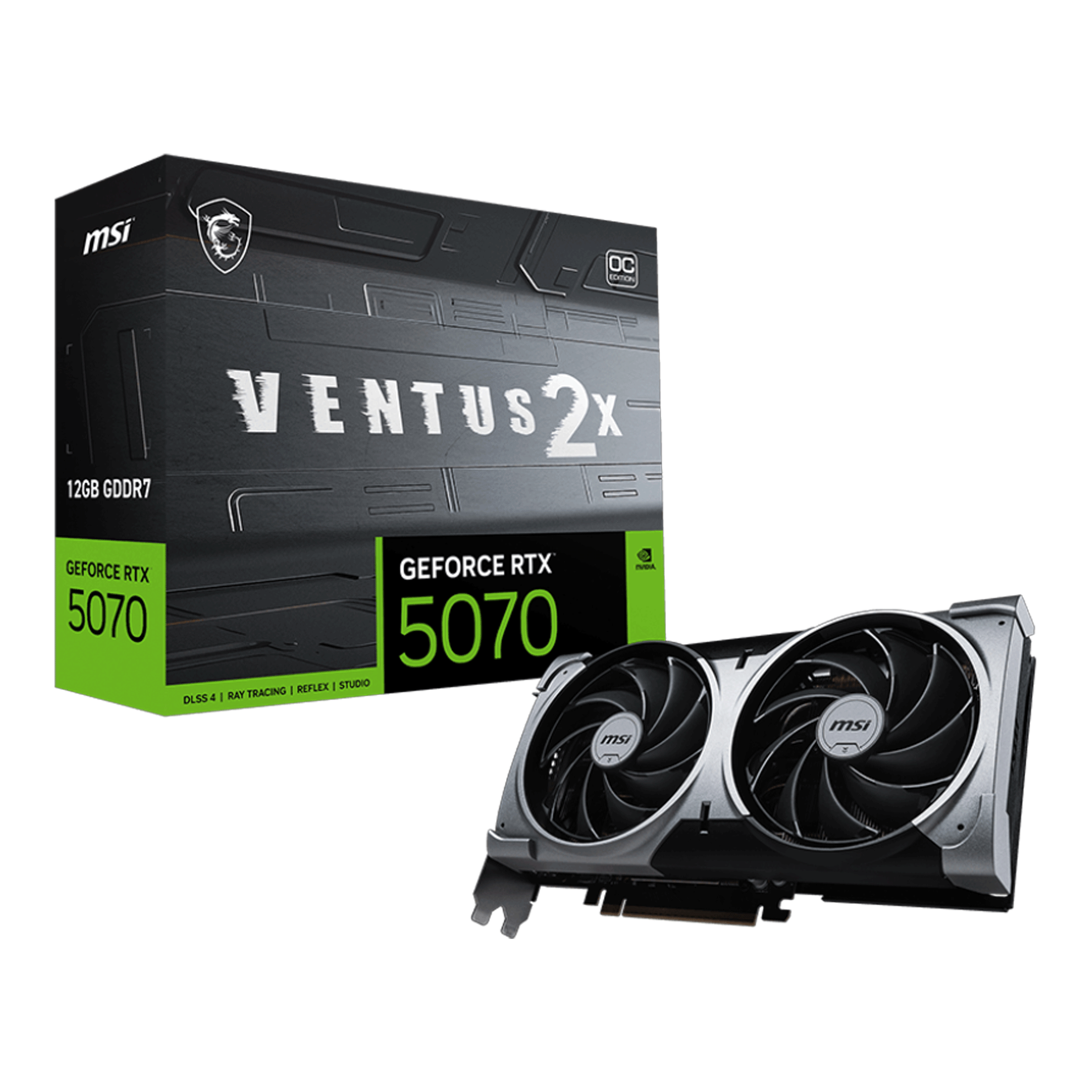 Card màn hình MSI RTX™ 5070 12G VENTUS 2X OC 5