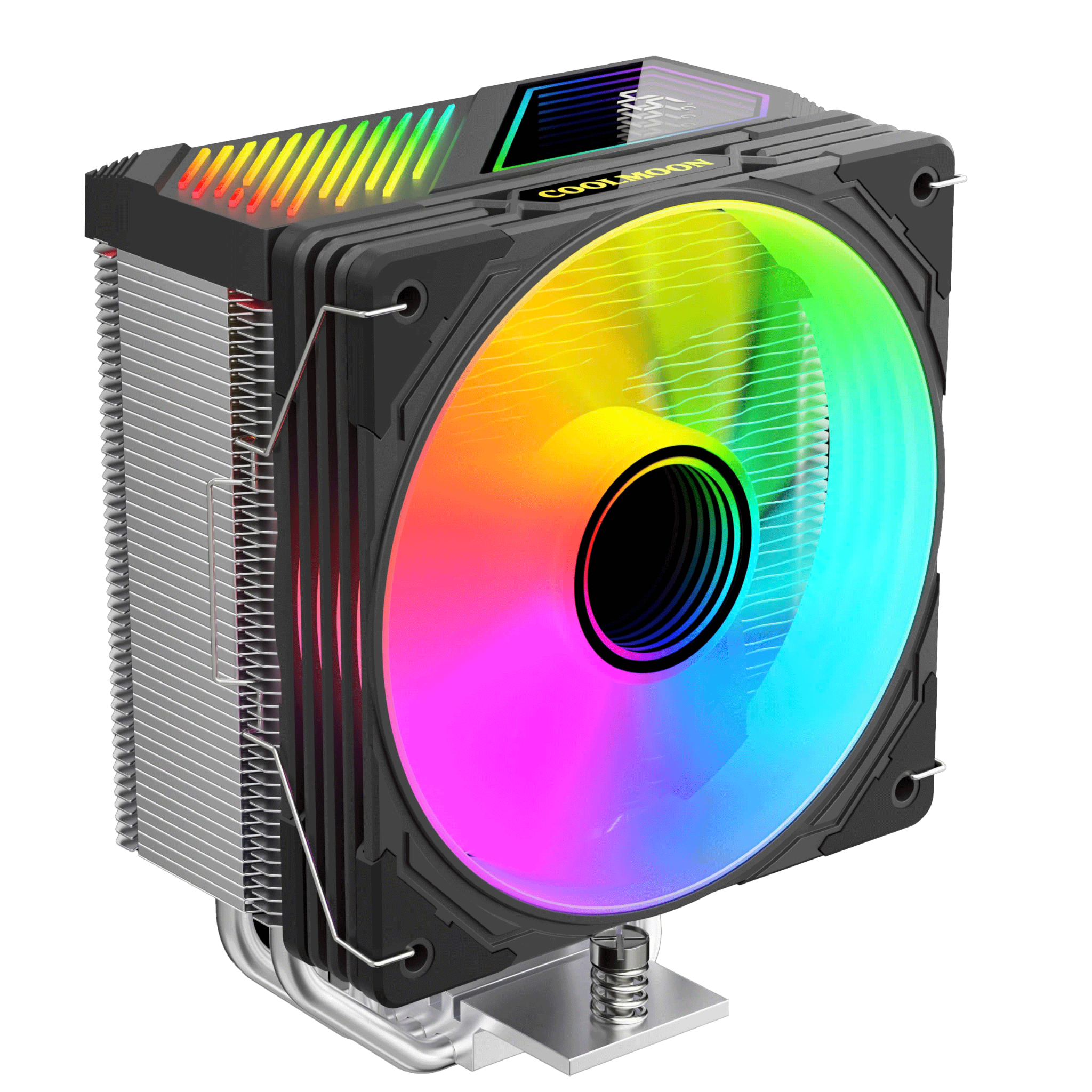 Tản nhiệt khí CPU CoolMoon GT400 ARGB - Black | Hiển thị nhiệt độ, hỗ trợ socket 2011 6