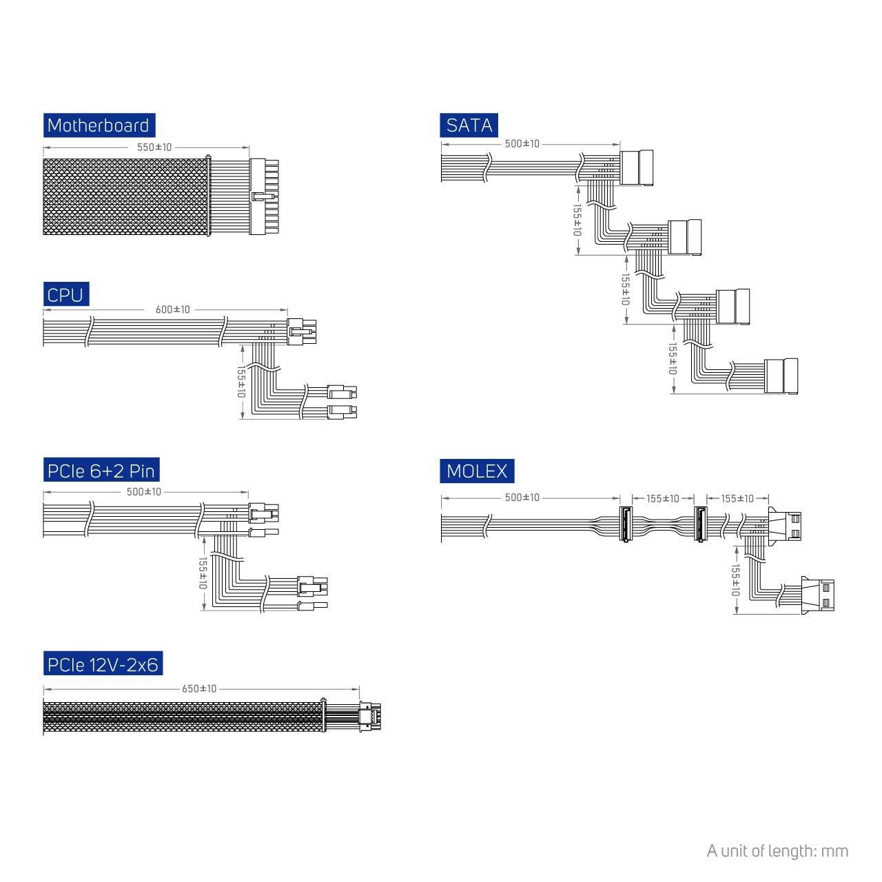 Nguồn FSP Vita BD 850W | Bronze 230V, PCIe 5.1, ATX 3.1 (VITA-850BD) 4
