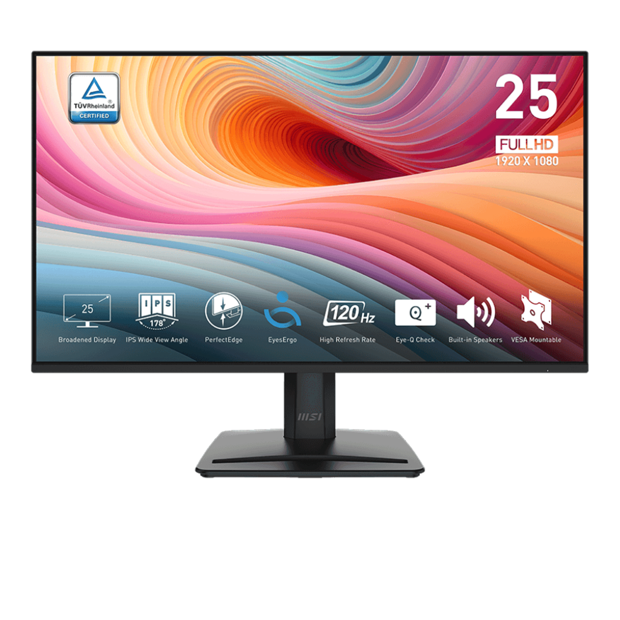 Màn hình MSI Pro MP251 E2 | 24.5 inch, Full HD, IPS, 120Hz, 1ms, phẳng