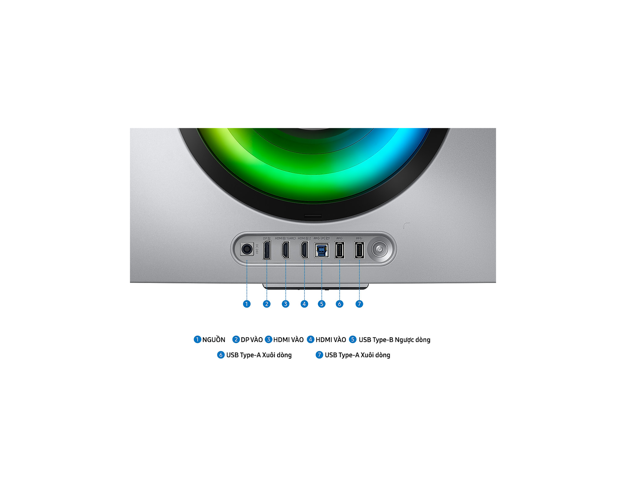 Màn hình Samsung Gaming LS34DG850SEXXV | 34 inch, Ultra WQHD, OLED, 175Hz, 0.03ms 6