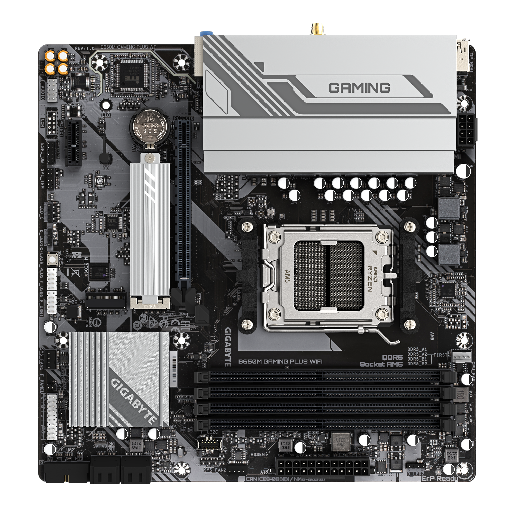 Mainboard Gigabyte B650M GAMING PLUS WIFI DDR5 5
