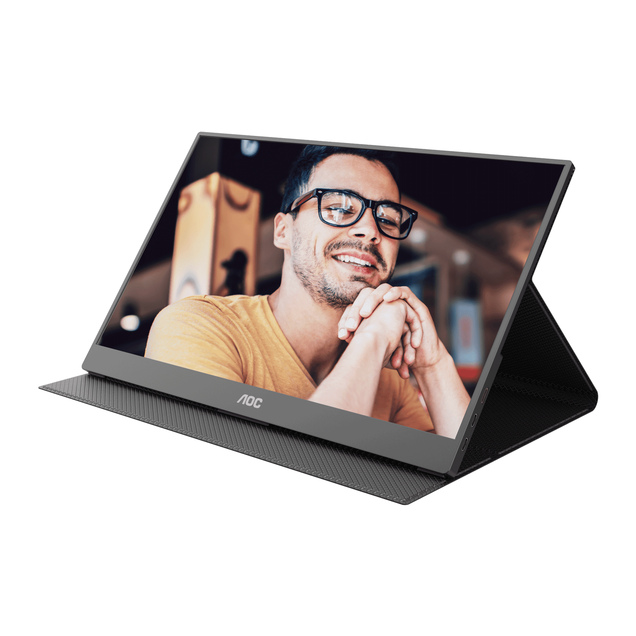 Màn hình di động AOC 16T10/74 | 15.6 inch, Full HD, IPS, 60Hz, 16.7M, 5ms, Foldable Smart Cover 7