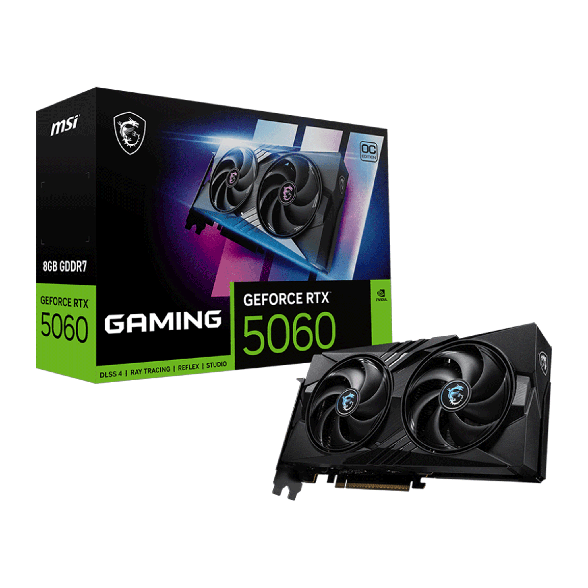 Card màn hình MSI GeForce RTX™ 5060 8G GAMING OC 4
