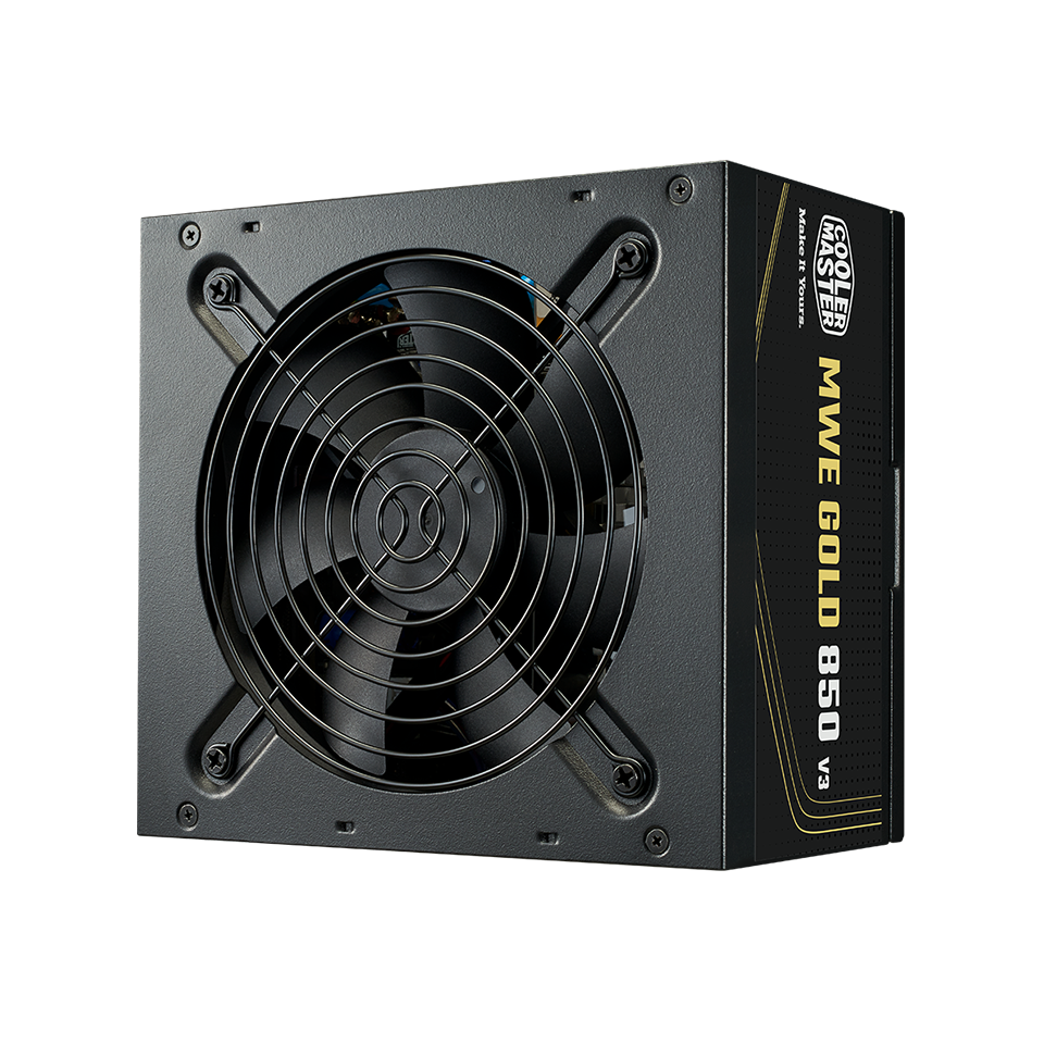 Nguồn máy tính Cooler Master MWE 850W Gold V3 | Cáp liền, ATX 3.1 (MPE-8506-ACAG-BEU)