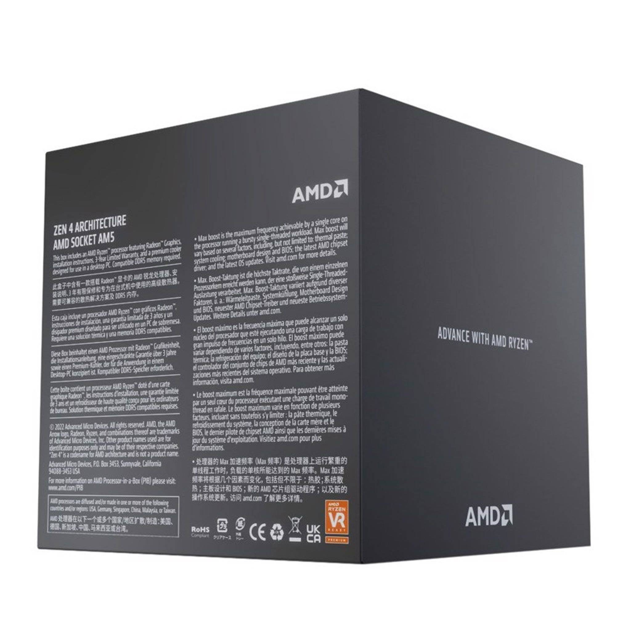 CPU AMD Ryzen 9 7900 Chính hãng | 3.7GHz up to 5.4GHz, 12 Cores 24 Threads, AM5 5