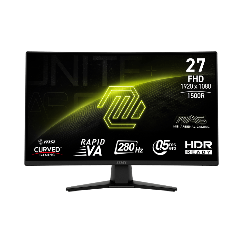 Màn hình Gaming MSI Optix G274CXF | 27 inch, FHD, Rapid VA, 280Hz, 0.5ms, cong 5
