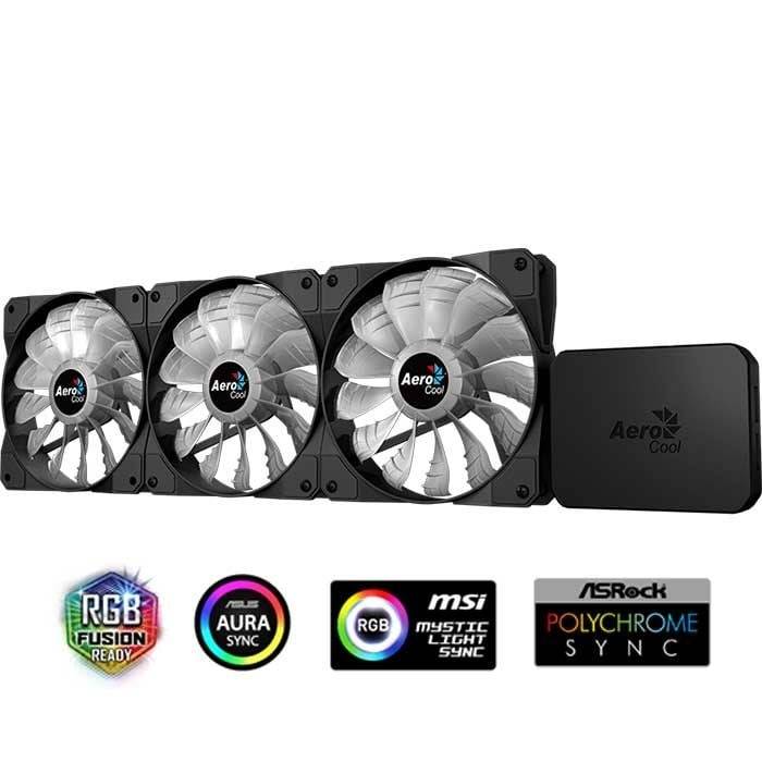 Fan Case Aerocool P7-F12 Pro RGB LED Lighting – Pack 3 Fan 4