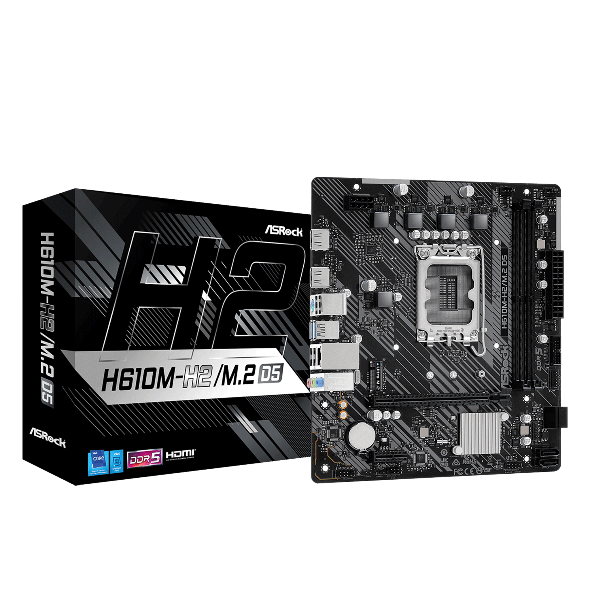 Mainboard ASRock H610M-H2/M.2 D5 5