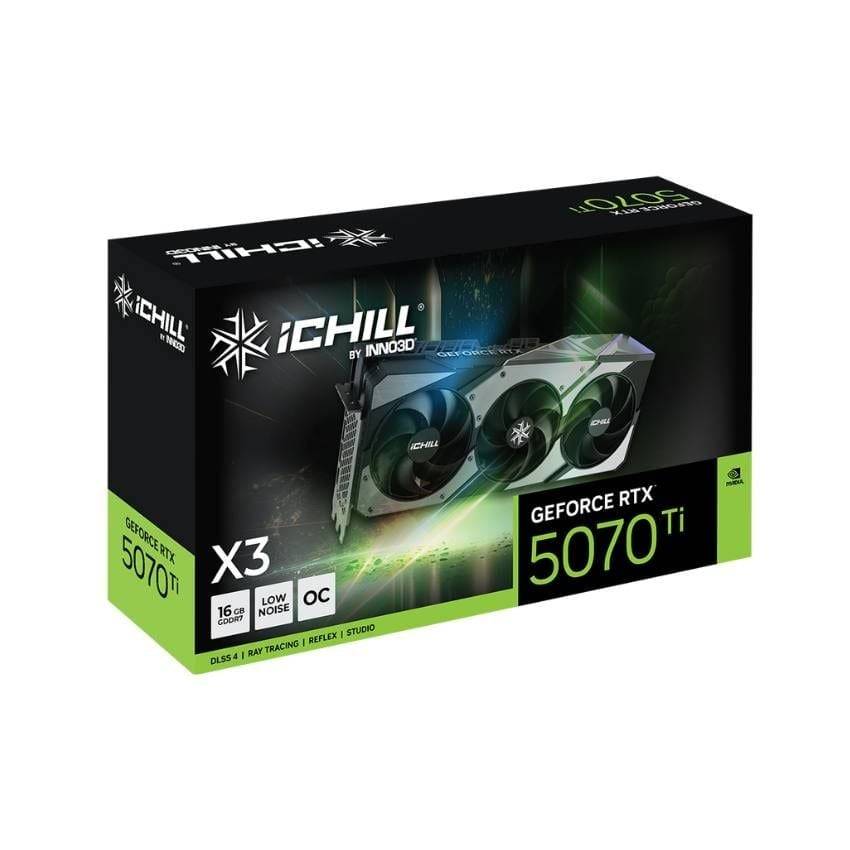 Card màn hình INNO3D GeForce RTX 5070 Ti iCHILL X3 16GB GDDR7 2