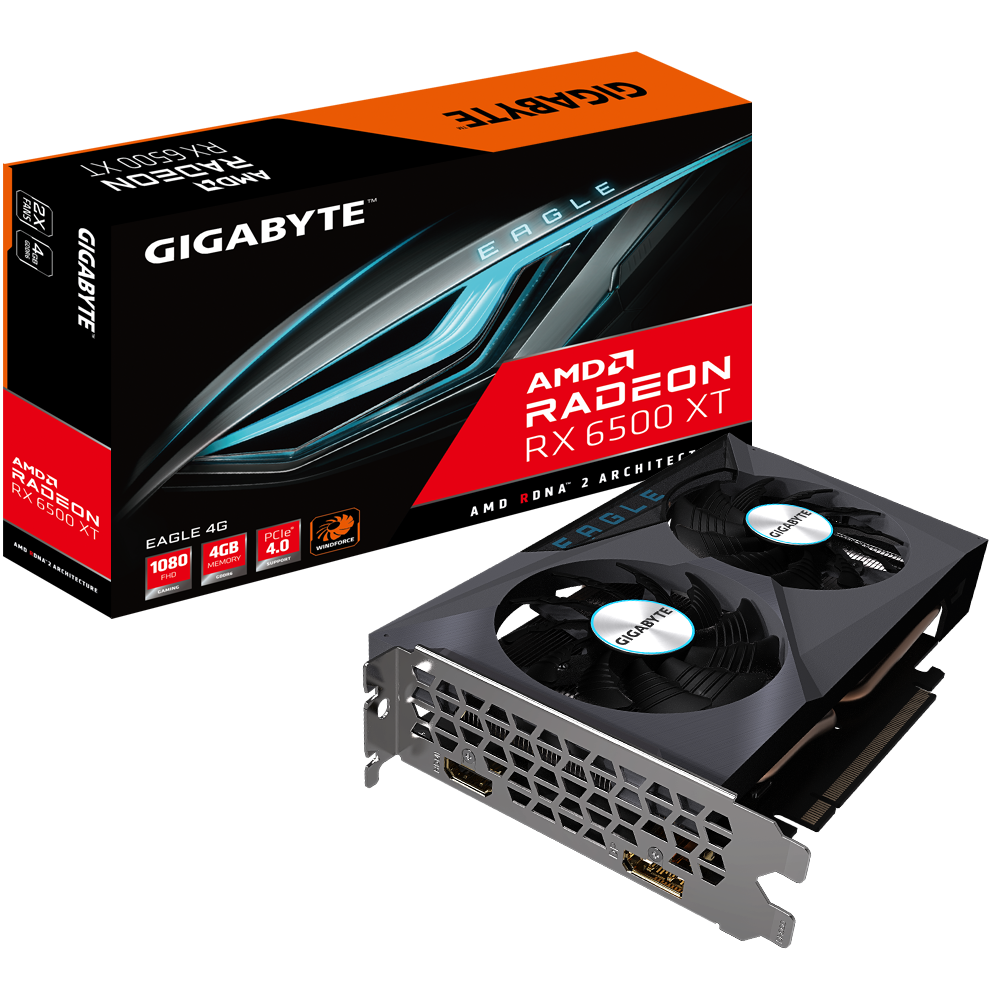 Card màn hình Gigabyte Radeon™ RX 6500 XT EAGLE 4G 2