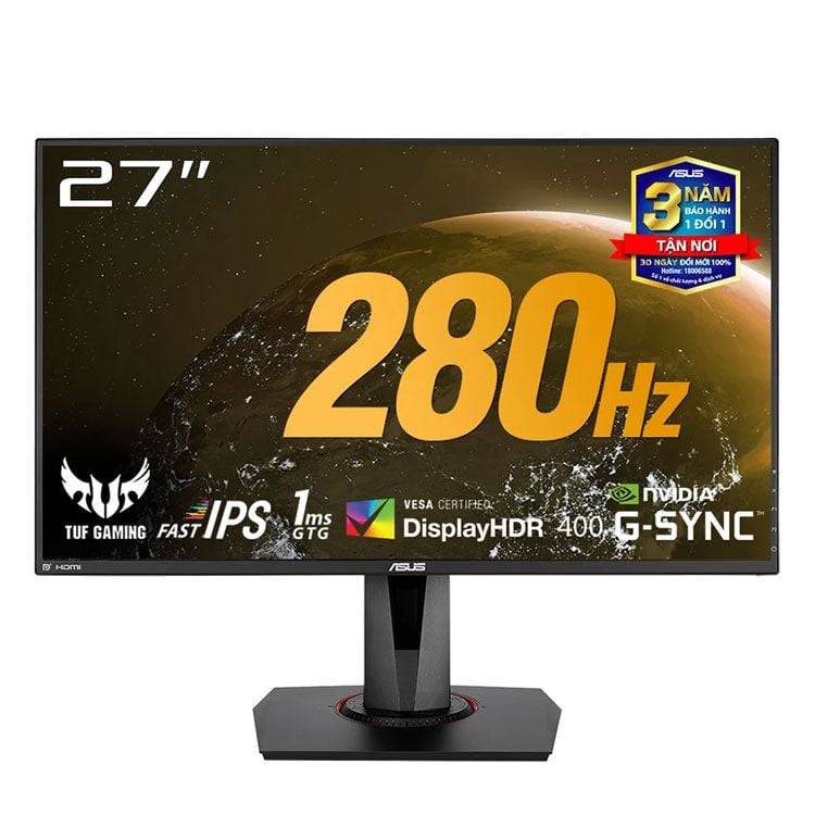 Màn hình Gaming Fps Asus Vg279Qm (27 inch/Fhd/Ips/280Hz/1Ms/ Chân Xoay Dọc). (E