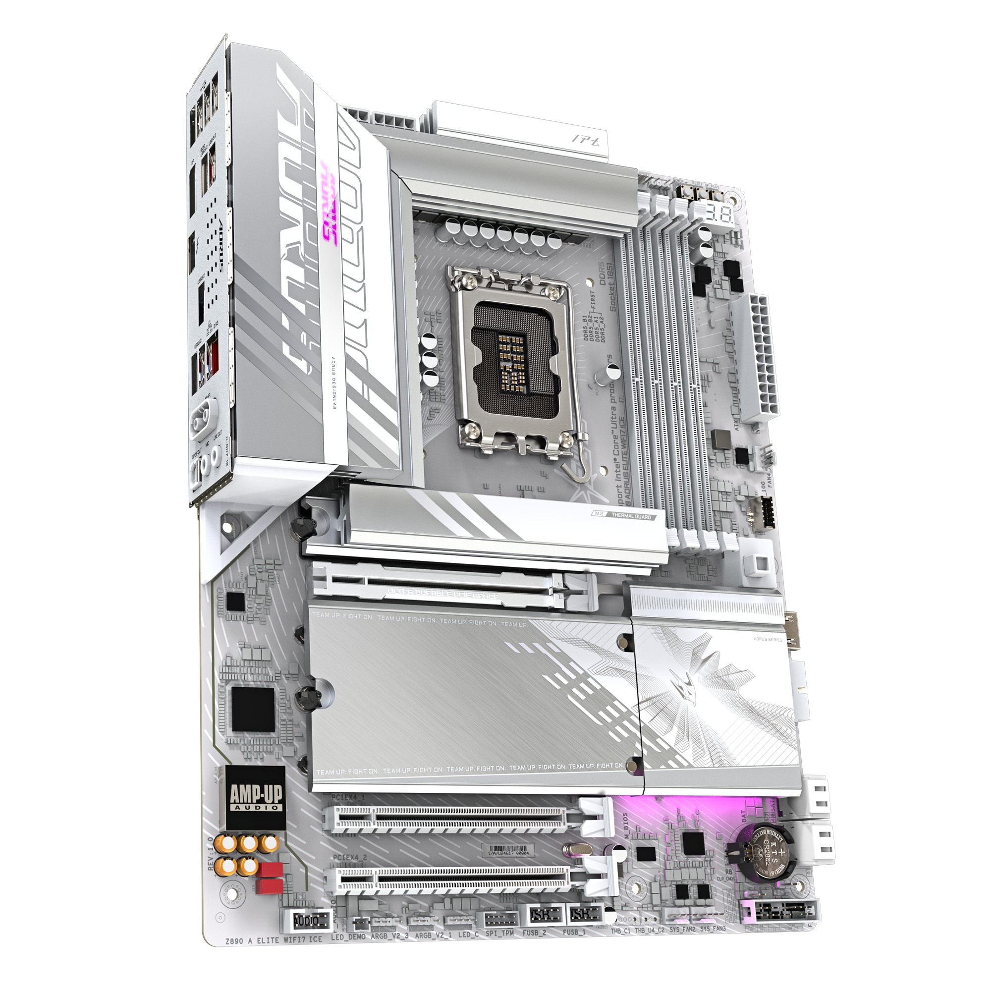 Mainboard Gigabyte Z890 AORUS ELITE WIFI7 ICE - White 3