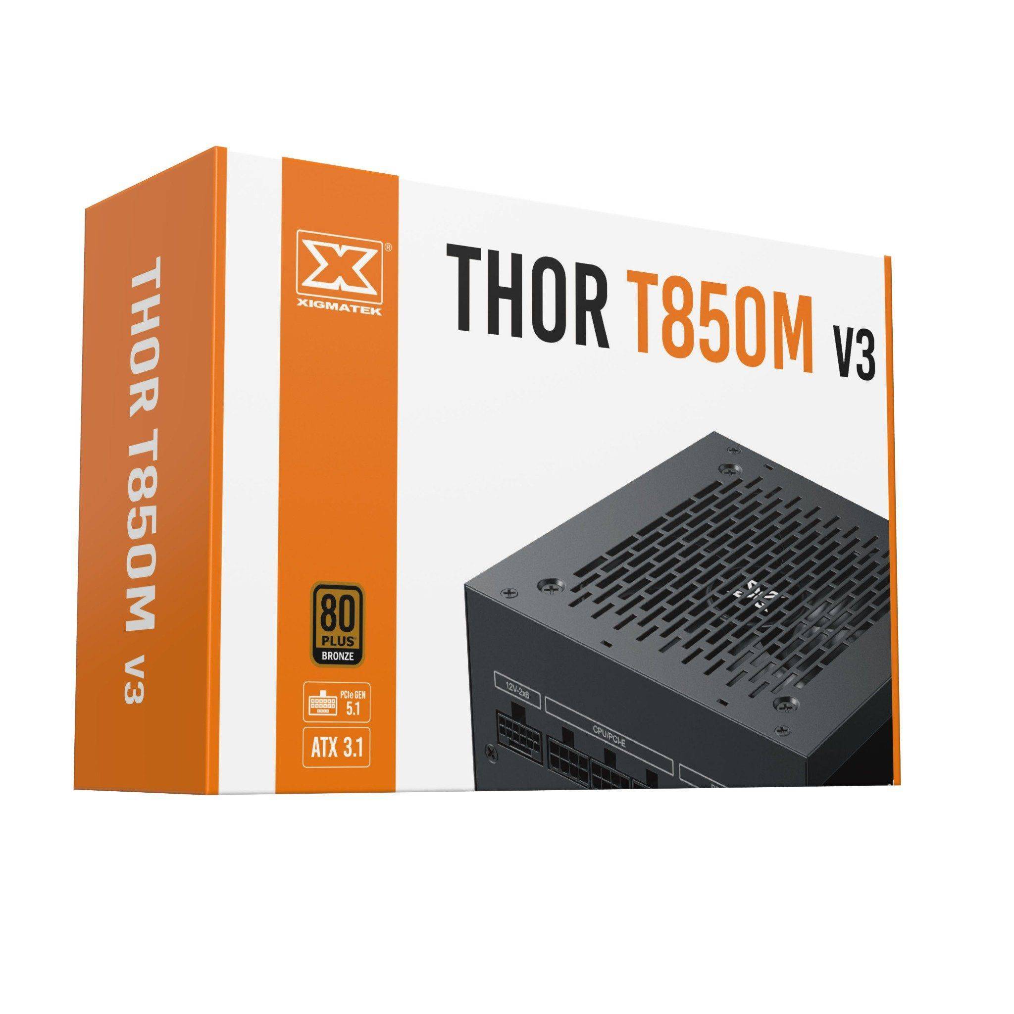 Nguồn Xigmatek Thor T850M V3 Full Module 850W 80 Plus Bronze 4