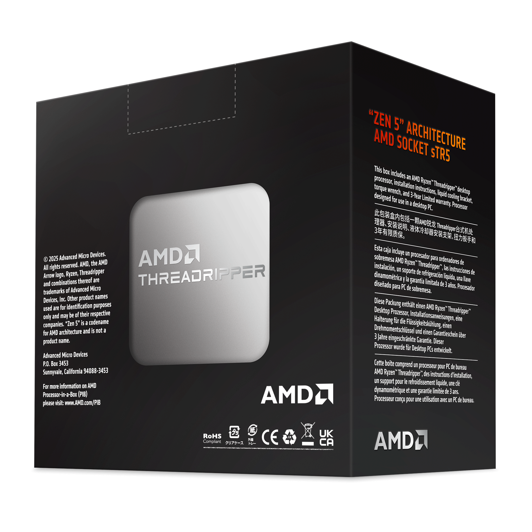 CPU AMD Ryzen Threadripper 9960X Chính hãng