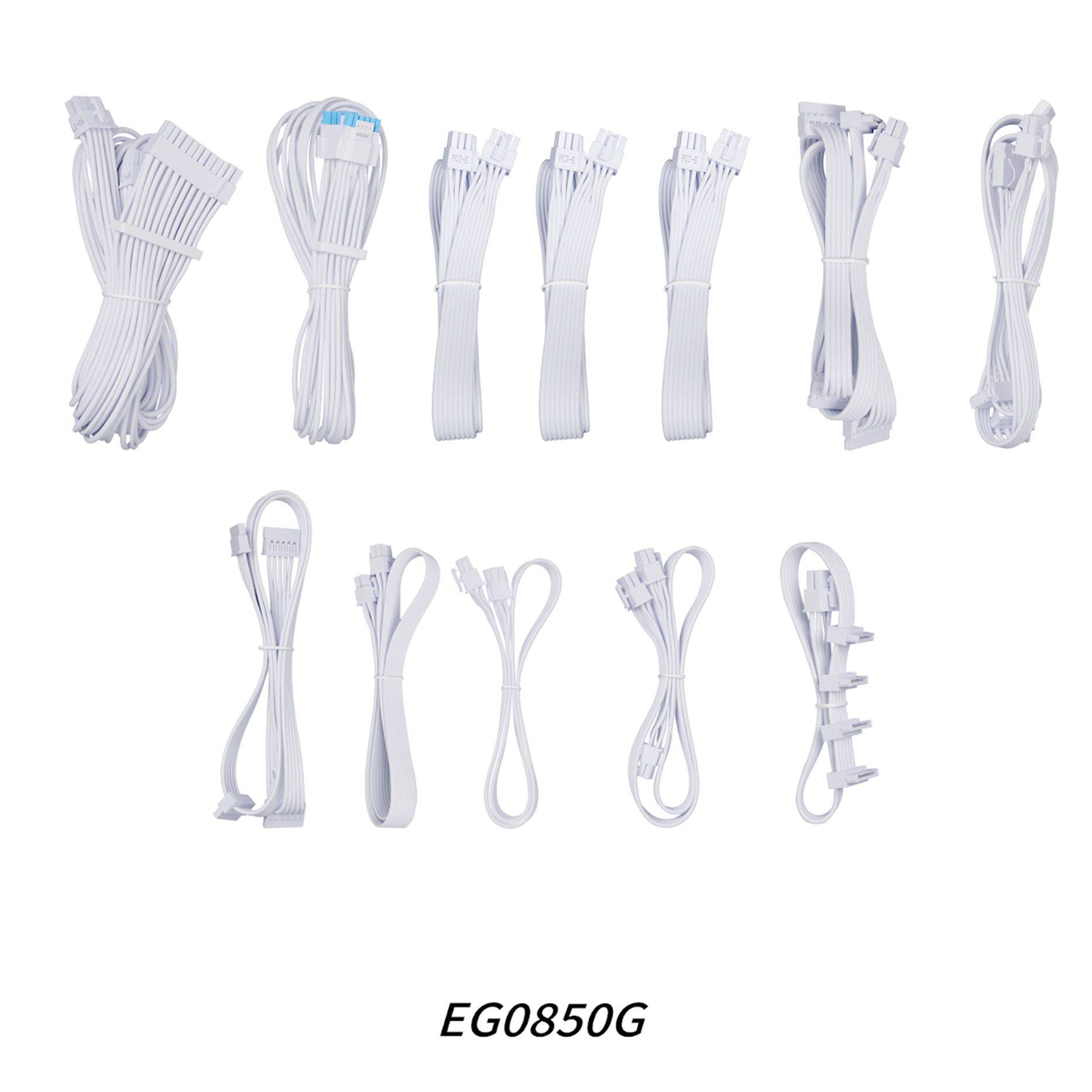 Nguồn máy tính Lian Li EDGE 850W Gold - Trắng | Không kèm HUB (UPC PSULLEG850w.EU) 5