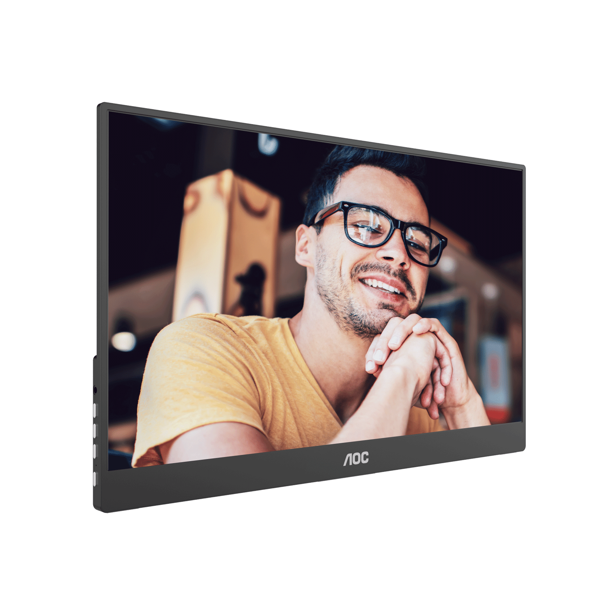 Màn hình di động AOC 16T10/74 | 15.6 inch, Full HD, IPS, 60Hz, 16.7M, 5ms, Foldable Smart Cover 2