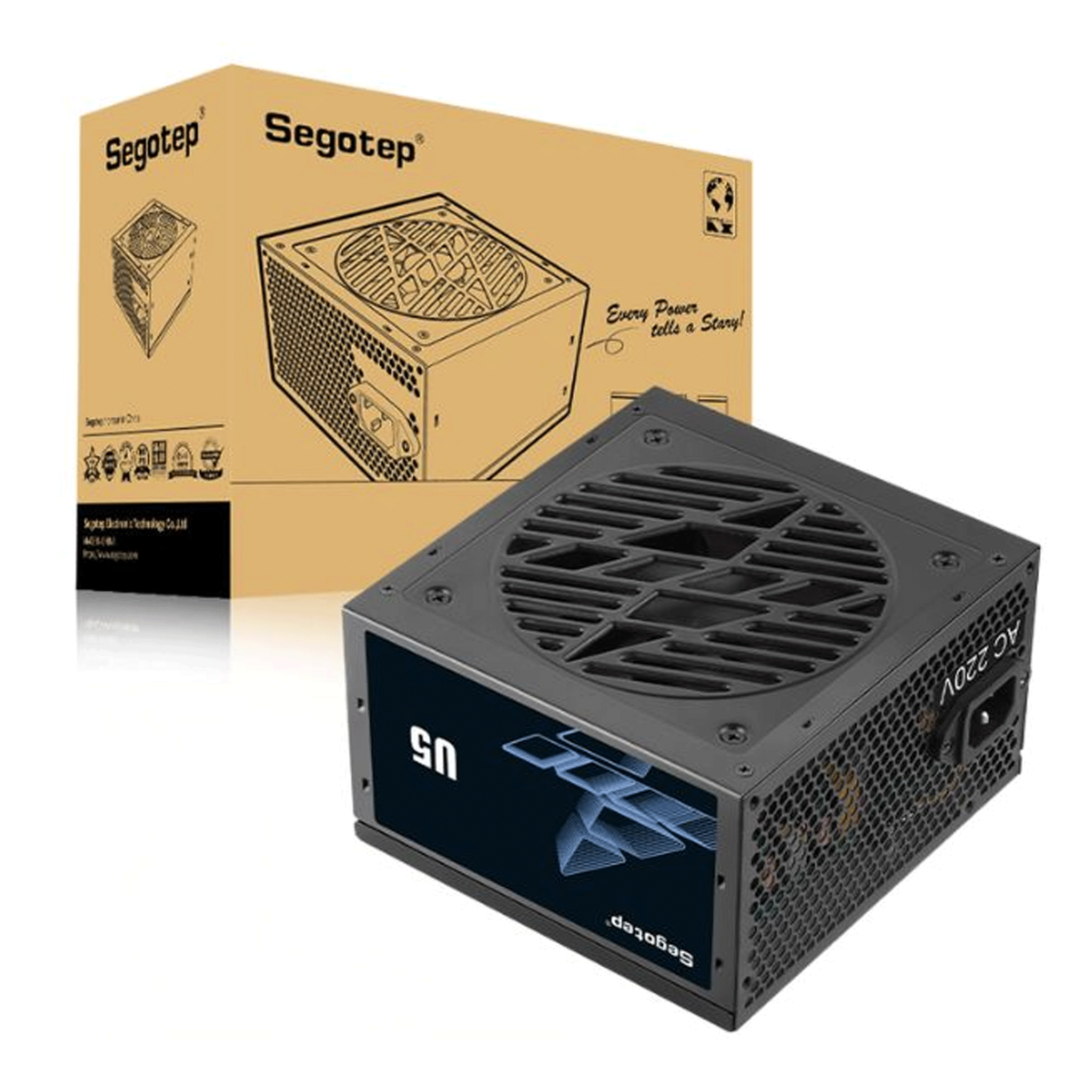 Nguồn Segotep U5 500W SG D600A - Đen 6