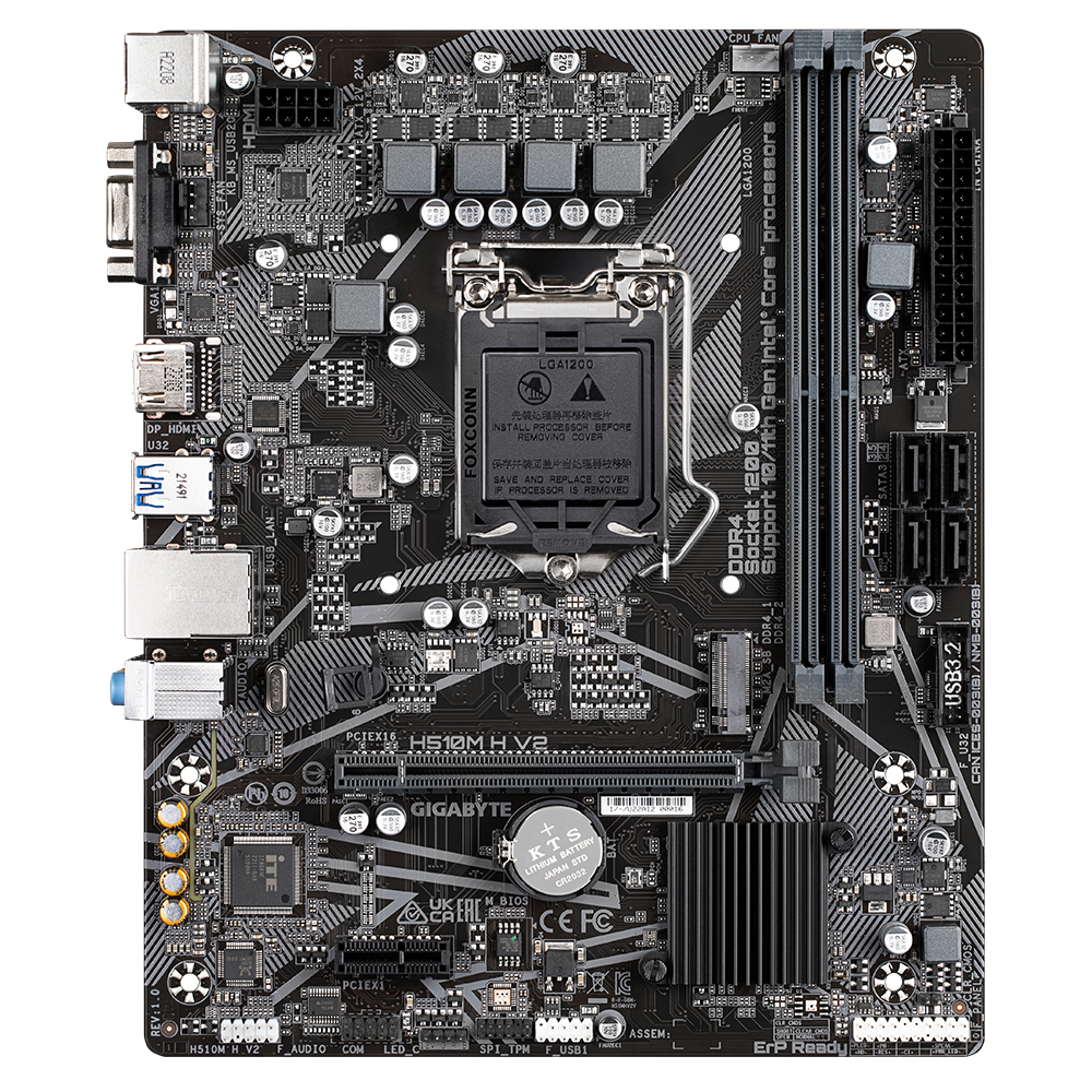 Mainboard Gigabyte H510M H V2 | Intel H470, Socket 1200, Micro ATX, 2 khe DDR4 5