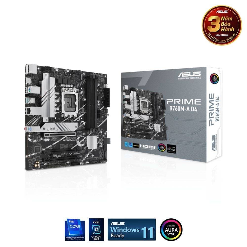 Mainboard Asus Prime B760M-A DDR4 2