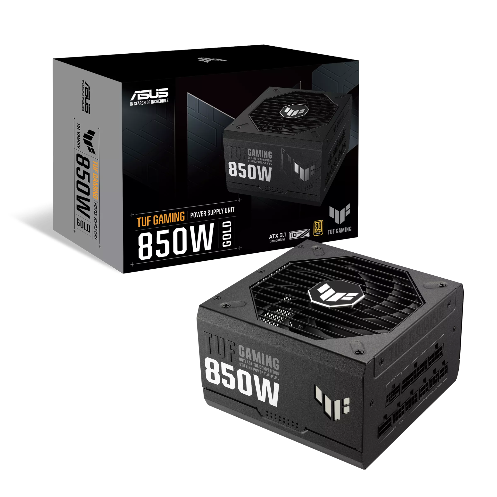 Nguồn ASUS TUF Gaming 850W Gold | 80 Plus Gold, Full Module, PCIe 5.0,  ATX 3.0 10