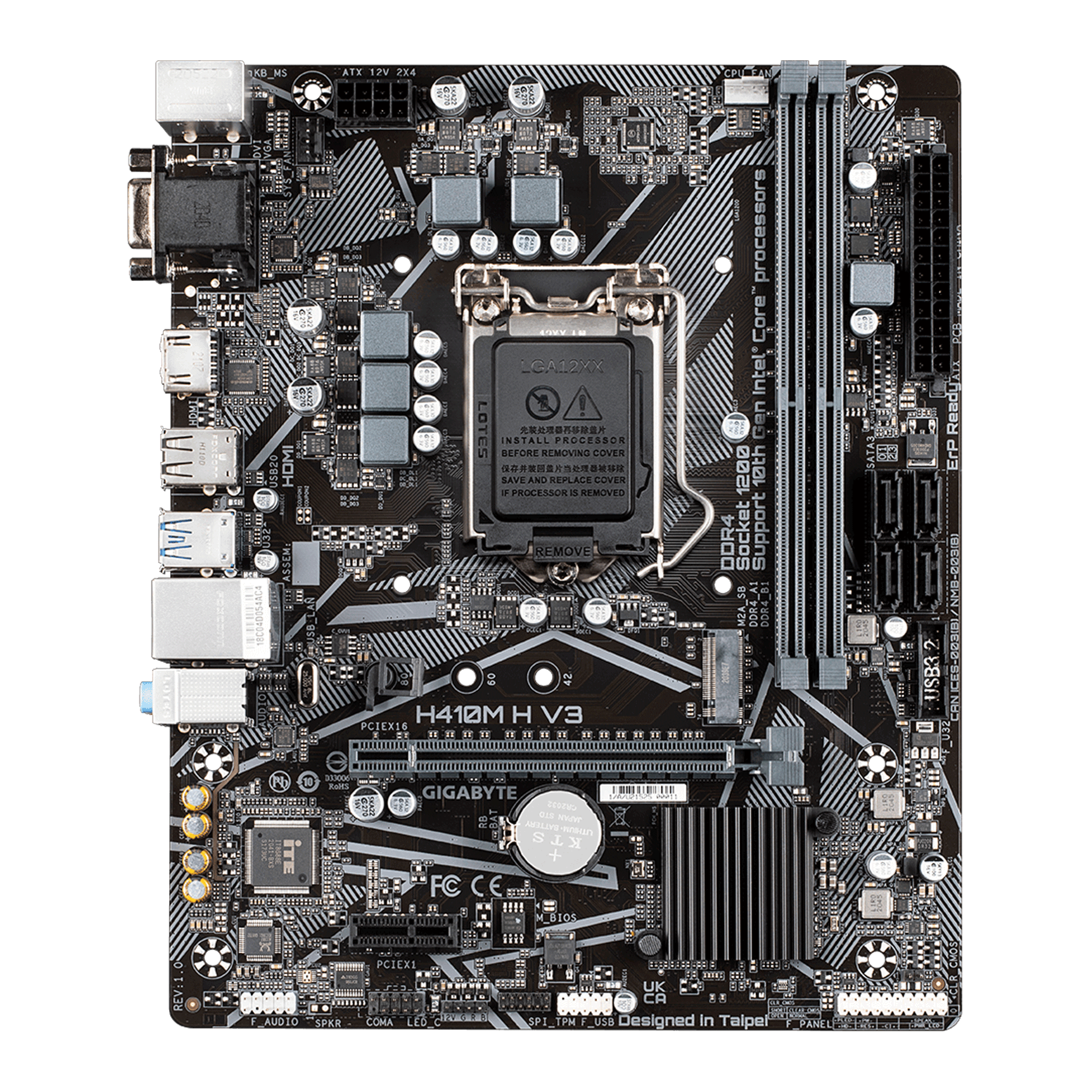 Mainboard Gigabyte H410M-H V3 QSD