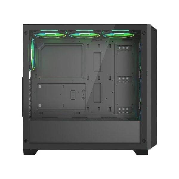 Thùng máy Jetek CSGO2 Z7 - Đen | E-ATX, kèm sẵn 3 fan RGB 10