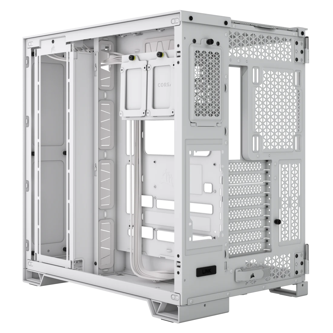 Thùng máy Corsair 6500X Mid Tower Dual Chamber - Trắng (CC-9011258-WW) 6
