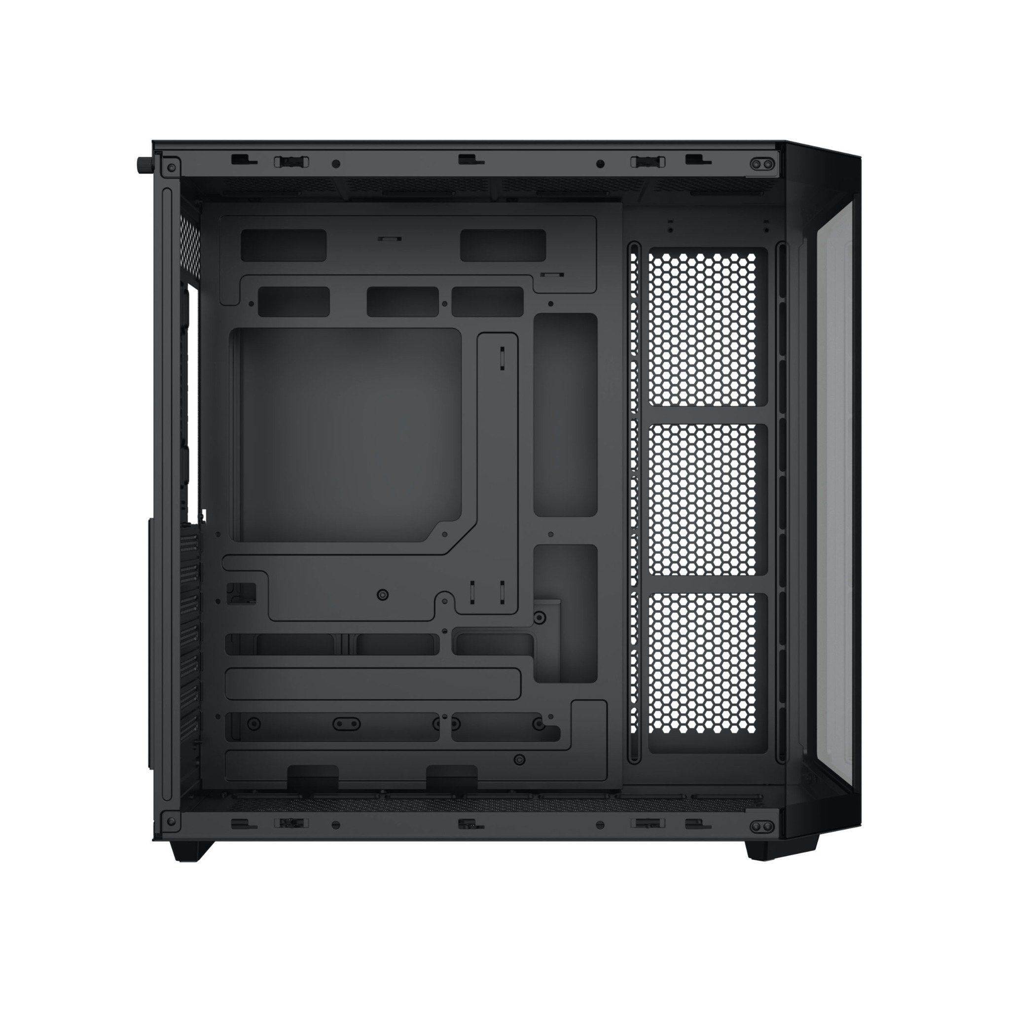 Thùng máy Xigmatek CUBI II - Black | E-ATX, BTF Design, không fan QSD 4
